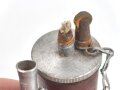 Feuerzeug aus Teil einer Panzerfaust. Gesamthöhe etwa 9cm , Nachkriegsprodukt "Schwerter zu Pflugscharen " KEIN VERSAND NACH ÜBERSEE