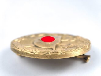 Verwundetenabzeichen in gold, Hersteller 30 für Hauptmünzamt Wien, sehr guter Zustand