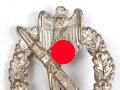 Infanteriesturmabzeichen in silber, Buntmetall, hohl geprägt und versilbert