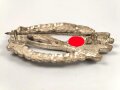Infanteriesturmabzeichen in silber, Buntmetall, hohl geprägt und versilbert