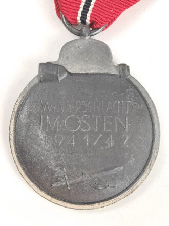 Medaille Winterschlacht im Osten, kein Hersteller im Bandring, am Band