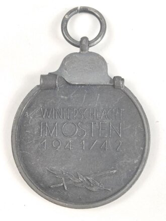 Medaille Winterschlacht im Osten, kein Hersteller im Bandring, Band beiliegend