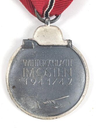 Medaille Winterschlacht im Osten, kein Hersteller im Bandring, am Band