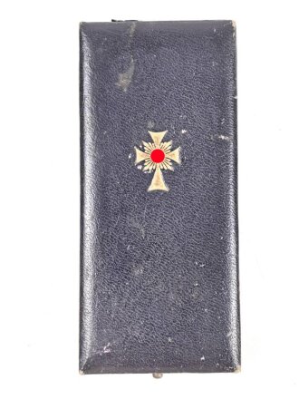 Etui zum Ehrenkreuz der Deutschen Mutter in gold, Hersteller Hans Grad Wien.