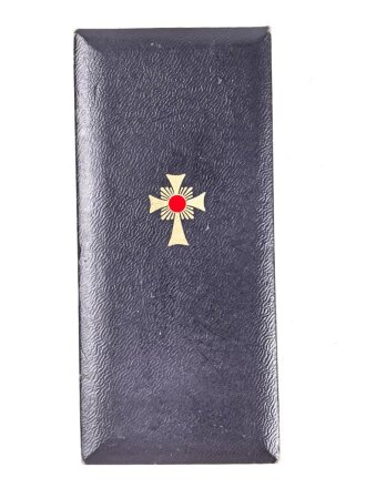 Etui zum Ehrenkreuz der Deutschen Mutter in gold, Türks Witwe Wien.