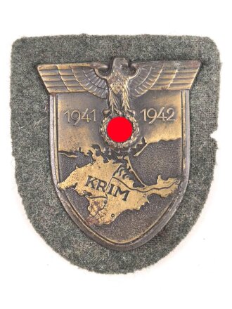 Krimschild 1941/1942. Eisen bronziert