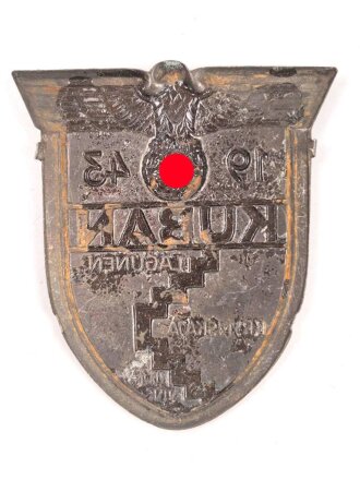 Krimschild 1943. Eisen bronziert