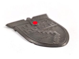 Krimschild 1943. Eisen bronziert
