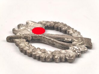 Infanteriesturmabzeichen in silber, Fertigung aus Cupal, Nadelsystem fehlt Vollständig