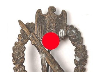 Infanteriesturmabzeichen in bronze, Zink bronziert,...
