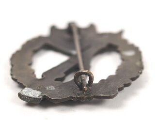 Infanteriesturmabzeichen in bronze, Zink bronziert, Hersteller JB & Co. Ungereinigtes Stück