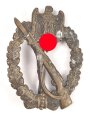 Infanteriesturmabzeichen in bronze, Zink bronziert, Hersteller JB & Co. Ungereinigtes Stück
