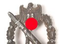 Infanteriesturmabzeichen in silber, ohne Herstellermarkierung, gegenhaken fehlt