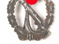Infanteriesturmabzeichen in silber, ohne Herstellermarkierung, gegenhaken fehlt