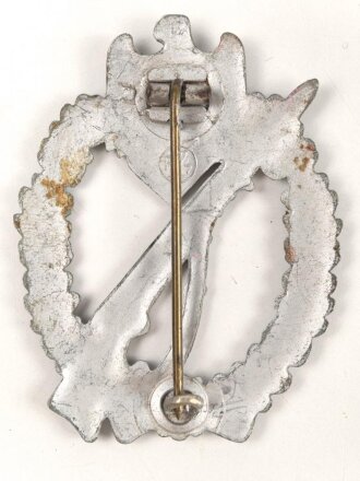Infanteriesturmabzeichen in silber, Hersteller " FZS " für Fritz Zimmermann, Stuttgart.
