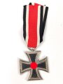 Eisernes Kreuz 2. Klasse 1939. Kein Hersteller im Bandring, Kern 100% geschwärzt, am Band