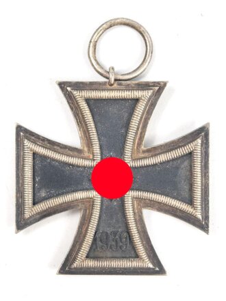 Eisernes Kreuz 2. Klasse 1939. Kein Hersteller im Bandring, Kern 100% geschwärzt