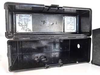 Feldfernsprecher 33 Wehrmacht, datiert 1940.  Ungereinigt, Funktion nicht geprüft