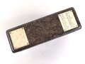 Feldfernsprecher 33 Wehrmacht, datiert 1937.  Verschluss sehr schwer gängig.  Ungereinigt, Funktion nicht geprüft