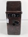 Feldfernsprecher 33 Wehrmacht, datiert 1941.  Die Kurbel defekt. Ungereinigt, Funktion nicht geprüft