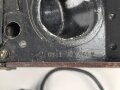 Feldfernsprecher 33 Wehrmacht, datiert 1941.  Die Kurbel defekt. Ungereinigt, Funktion nicht geprüft