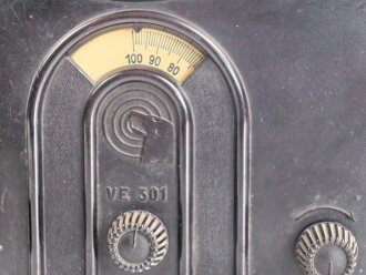 Volksempfänger VE301, Hersteller IDEAL Werke AG . Guter Gesamtzustand, Funktion nicht geprüft