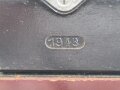 Tischfernsprecher 38 Wehrmacht mit Beikasten. Der Fernsprecher datiert 1940. Optisch guter Gesamtzustand, Funktion nicht geprüft