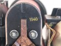Tischfernsprecher 38 Wehrmacht mit Beikasten. Der Fernsprecher datiert 1940. Optisch guter Gesamtzustand, Funktion nicht geprüft