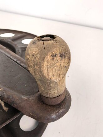 Handkabelrolle großes Modell, Originallack , datiert 1941, ungereinigtes Stück