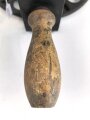 Handkabelrolle großes Modell, Originallack , datiert 1941, ungereinigtes Stück