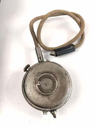 1.Weltkrieg, Elementprüfer alter Art in Tasche. Guter Gesamtzustand, Funktion nicht geprüft