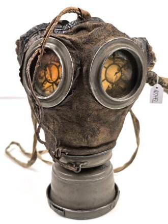 1.Weltkrieg Gasmaske. Guter Zustand, Leder weich. Der...
