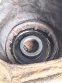 1.Weltkrieg Gasmaske. Guter Zustand, Leder weich. Der Filter datiert 1918, mit Schnappfilter 18.