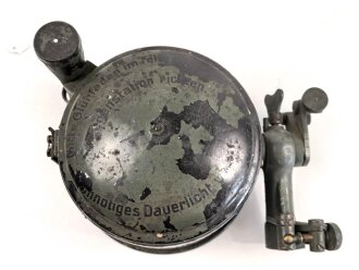 1.Weltkrieg, M Blink 16 von Carl Zeiss Jena . Elektrisches Blinkgerät. Originallack, ungereinigtes Stück