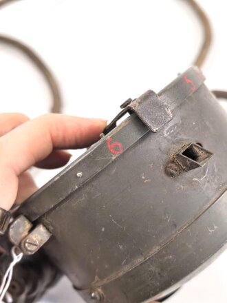 Kleines Blinkgerät K Blink der Wehrmacht. Originallack, unvollständig, ungereinigt