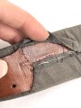 1.Weltkrieg , Feldbinde für Offiziere, die Brokatbinde mit feldgrauem Stoff überzogen. Guter Zustand, selten