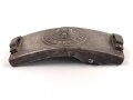 1.Weltkrieg , Feldgraues Koppelschloss für Mannschaften der Telegraphentruppe. Spezielle Form zum Einhängen des Aufspulers