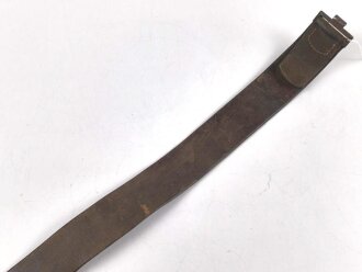 1.Weltkrieg , Koppelriemen für Mannschaften. Ungereinigtes Stück, Gesamtlänge 108cm