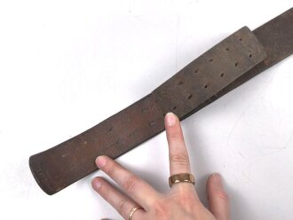 1.Weltkrieg , Koppelriemen für Mannschaften. Ungereinigtes Stück, Gesamtlänge 108cm