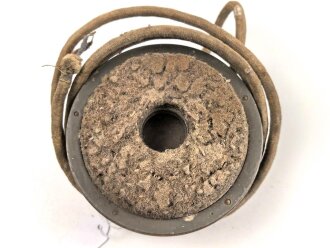 1.Weltkrieg , eiserner Kopffernhörer . Ungereinigtes Stück
