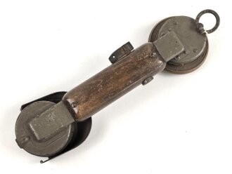1. Weltkrieg, Handapparat zum Feldfernsprecher 17, unvollständiges Stück