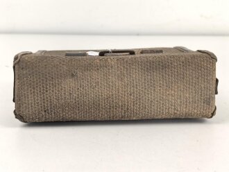 1.Weltkrieg, Tasche zum Vermittlungskästchen aus Ersatzmaterial. Ungereinigtes Stück