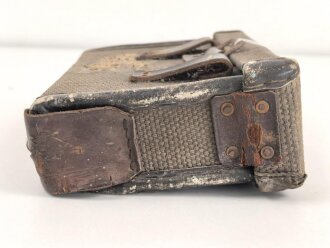 1.Weltkrieg, Tasche zum Vermittlungskästchen aus Ersatzmaterial. Ungereinigtes Stück