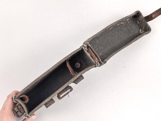 1.Weltkrieg, Tasche zum Vermittlungskästchen aus Ersatzmaterial. Ungereinigtes Stück