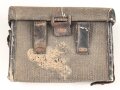 1.Weltkrieg, Tasche zum Vermittlungskästchen aus Ersatzmaterial. Ungereinigtes Stück