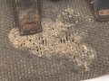 1.Weltkrieg, Tasche zum Vermittlungskästchen aus Ersatzmaterial. Ungereinigtes Stück