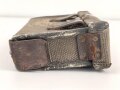 1.Weltkrieg, Tasche zum Vermittlungskästchen aus Ersatzmaterial. Ungereinigtes Stück