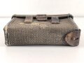 1.Weltkrieg, Tasche zum Vermittlungskästchen aus Ersatzmaterial. Ungereinigtes Stück