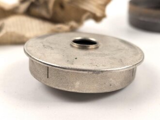 1.Weltkrieg , Dose mit Ersatzmikrofon