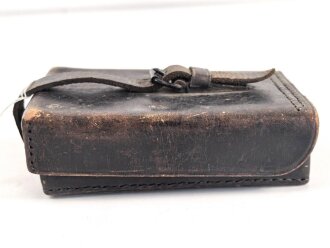 1.Weltkrieg , Elementprüfer alter Art in Ledertasche, diese datiert 1916